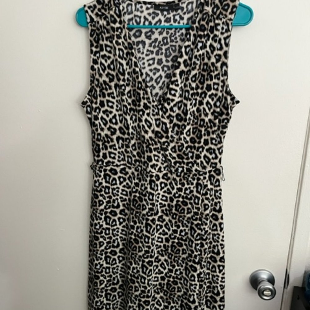 Leppard Print - Casual Dress - Large